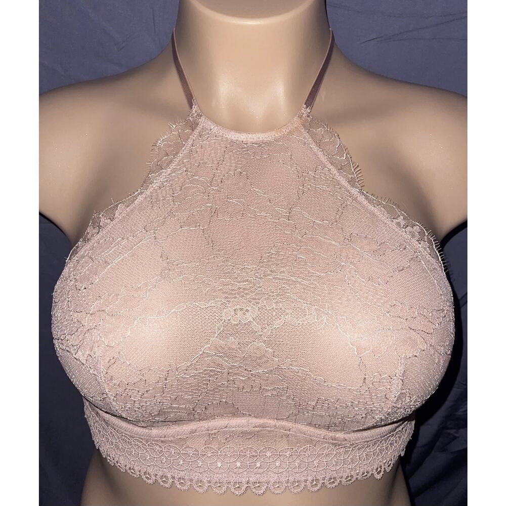 34D NUDE LACE VICTORIA'S SECRET CAMI BRALETTE
